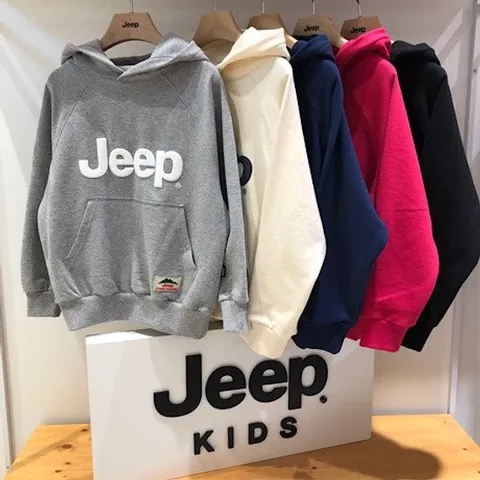 [ 롯데백화점 ][지프키즈]기본 공용 컬러 포인트 라글란 후드 티셔츠 KM1THU001