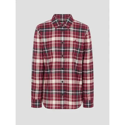 [빈폴레이디스] 기모 체크 레귤러핏 셔츠 레드 (BF5964C026)