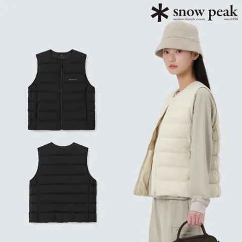 [ 현대백화점 ]스노우피크 S25WWTDV59 에어리 여성 라운드넥 경량 다운 베스트