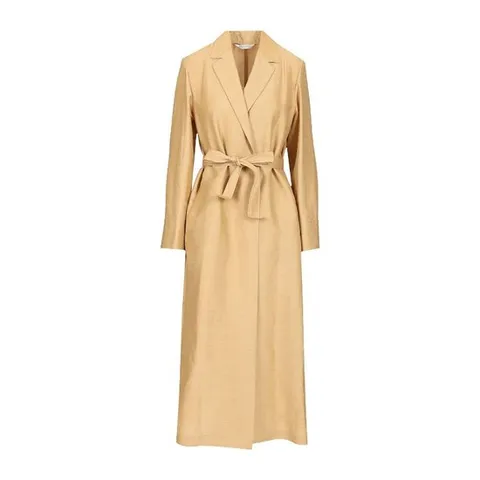 막스마라 리넨 실크 캔버스 로브 오버코트 2511121019600 002