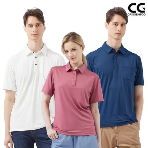 [크리스젠투] 남녀 5종 데일리 여름반팔 카라티 5종