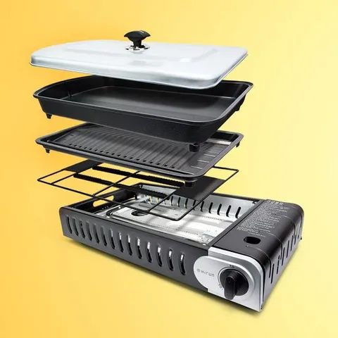 국산 가스와이드그릴 캠핑용그릴 바베큐 캠핑그릴 가스그릴 야외바베큐 캠핑바베큐 캠핑불판 접이식바베큐그릴 야외바베큐그릴 가정용바베큐그릴 캠핑바베큐그릴