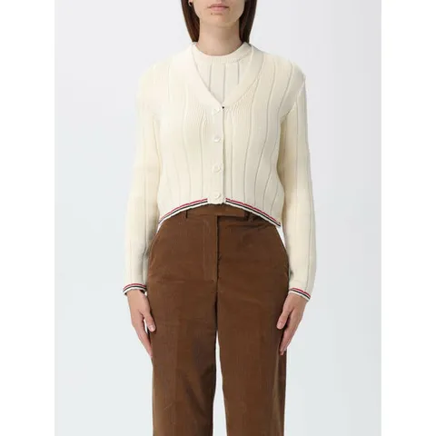 [THOM BROWNE] 라프리마 여성 스웨터 FKC663AY1024 100 화이트 /6