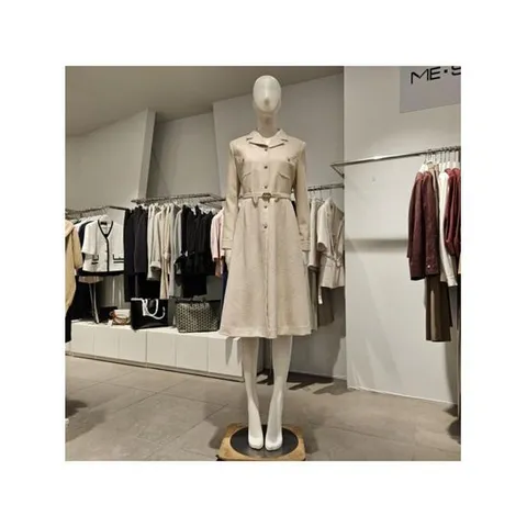 [미센스]  MB52OPM183A 옵션벨트오픈카라플레어원피스