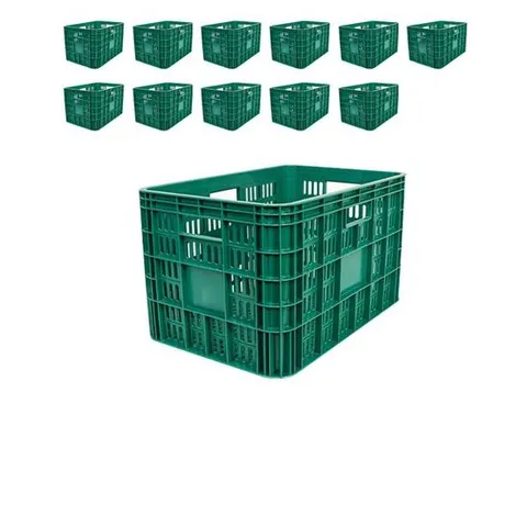 물기 빠짐이 탁월한 52L 녹색 배추 상자 X 12개입 식품공장 식품업체 김치상자 김치보관상자 김치절이는상자 김치공장상자 김치공장 김치보관 플라스틱상자 식품업체상자