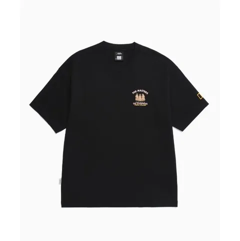 [ 현대백화점 ]내셔널지오그래픽 N253UTS050 동물 와펜 반팔 티셔츠