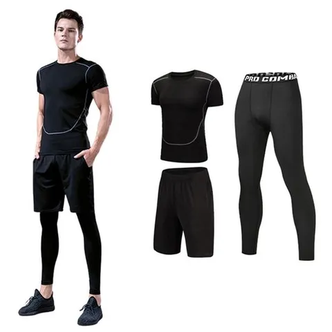 트레이닝3종세트 남자 트레이닝복 3종 세트 1P 헬스 운동 스포츠웨어