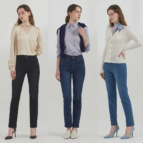 [뱅뱅][뱅뱅]여성 라이크라 스트레치 데님 3종_638060