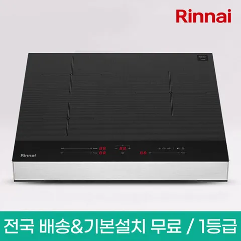 린나이 빌트인 3구 인덕션 전기레인지 IHM16BS (전국배송+기본설치무료)