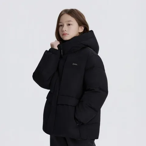 K254UDW930 카이만 숏 덕 다운 점퍼 CARBON BLACK