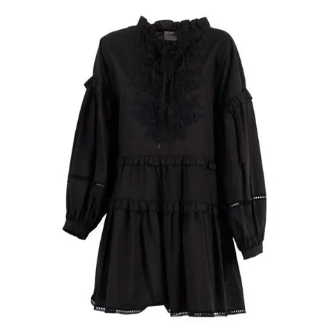 에르마노 설비노 원피스 Q015ES0 Black