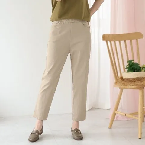 [웬디즈갤러리]윈드린 면스판 슬림배기 팬츠 / 여성 편한 데일리 SPT111