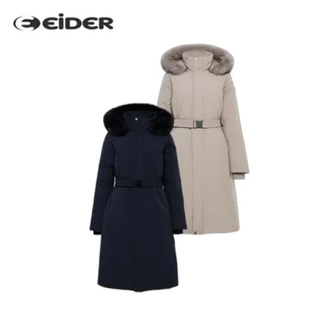 [ 현대백화점 ][아이더] 여성 다운 DWW25526 La Reine (라헨느)   윈드스타퍼 롱 다운 자켓