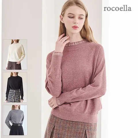 로코엘라 밀리 레이스 포인트 터치업 여성 니트