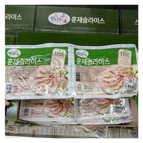 오리늘보 무항생제 훈제 슬라이스 500gx2 51916_ice