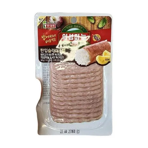 롯데햄 의성마늘햄 60g x 5개 27744