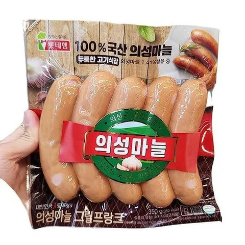 롯데 의성마늘 프랑크 350g x 1개 48222