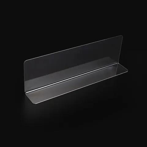 투명 L형 음료칸막이 20x6cm 1p 냉장고캔정리 진열