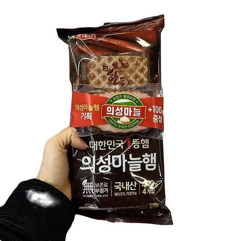 롯데햄 의성마늘햄 110g x 4 x 1개 27745