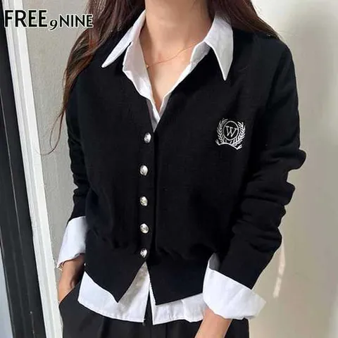 [프리나인]라우렐자수가디건FRC53014A