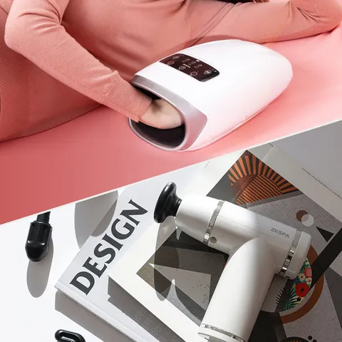 [선물세트B] 제스파 릴리 마사지건 + 에어솔루션 손마사지기