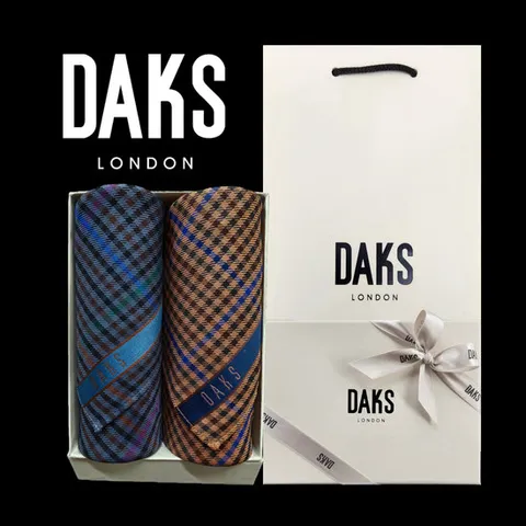 [ 롯데백화점 ][닥스(손수건)]DESDEL1112 남성용손수건2매세트