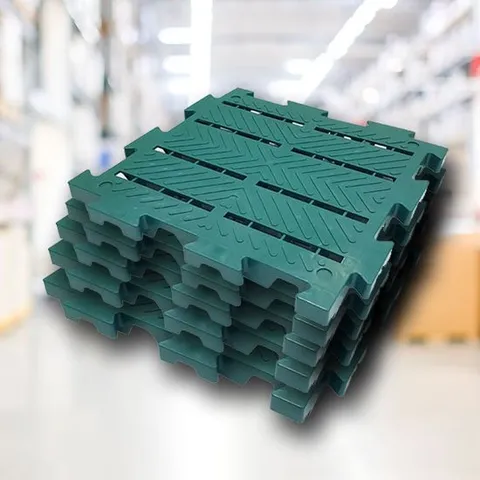 조립식 창고깔판 555 녹색 500x500x50 5개/바닥파레트 바닥깔판 빠레트 빠렛트 수출용파레트 수출용파렛트 수출파레트 수출팔레트