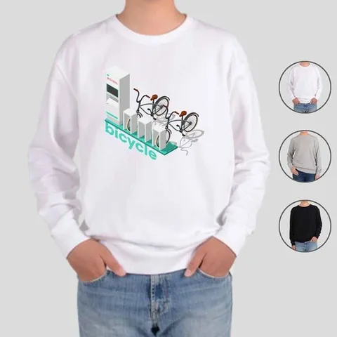 맨투맨 프린팅티셔츠 전기자전거 공유