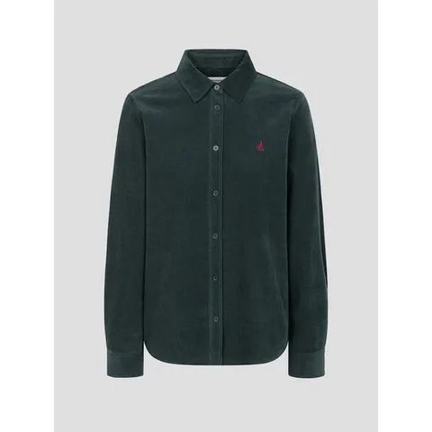 [빈폴레이디스] 코듀로이 슬림핏 셔츠  그린 (BF5964C05M)