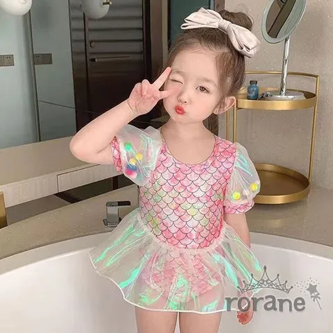 여아 인어 수영복 공주드레스 인어공주 디즈니드레스 공주옷 공주드레스 에리얼 초등학생옷