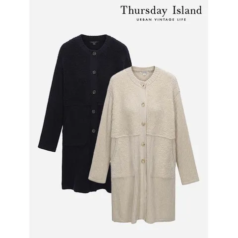 [써스데이아일랜드]테리 요크 롱 가디건(T238MCD242W)