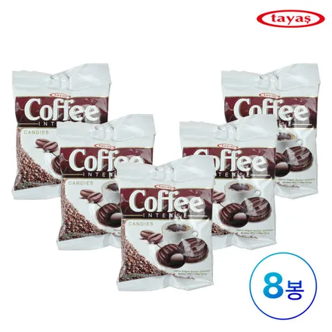 [타야스] 커피맛캔디 봉지 90g 8개