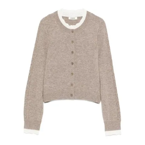 25 FW 산드로 레이스 트리밍 가디건 SFPCA01314 TP442504847