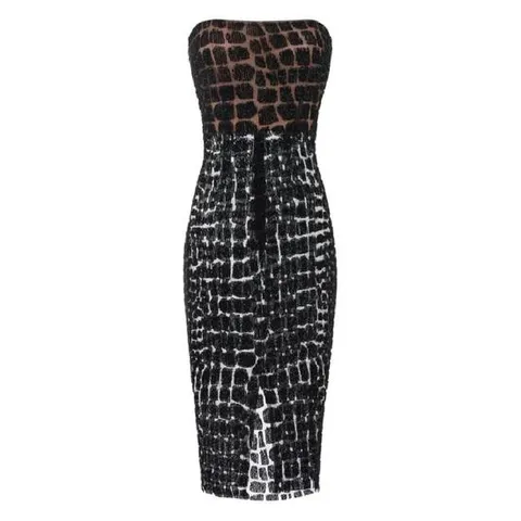 25 FW 엘리자베타프렌치 크로커다일 이펙트 미디 드레스 AR76J58E2 TP442692835