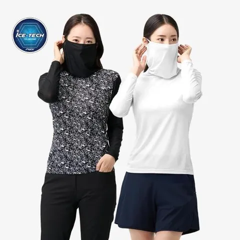 프롱둴드컵 HC07 여성 마스크넥귀걸이형 베이스리이어 블라우스 Q5253615