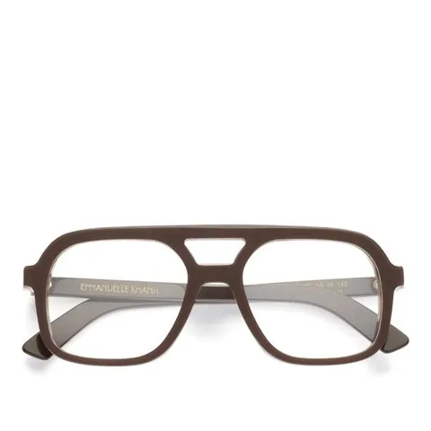 엠마누엘 칸 브라운 바이오나일론 파일럿 안경테 MASSA 966 55