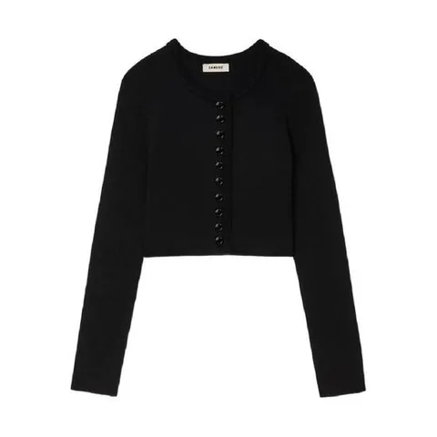 25 FW 산드로 골지 버튼 업 가디건 SFPCA01279 TP441567447