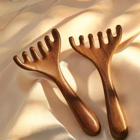 두피 괄사 마사지빗 머리 지압 마사지기 얼굴 바디