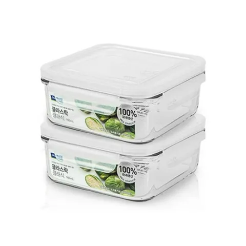 [글라스락][글라스락]글라스락 클래식 화이트에디션 정사각 900m