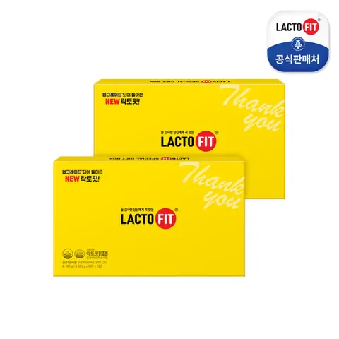 [종근당건강] 락토핏 골드 선물세트 2세트(300일분)