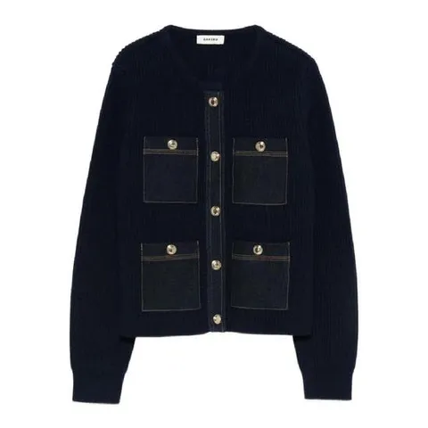 25 FW 산드로 버튼 업 가디건 SFPCA01303 TP442515320