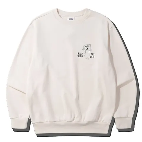 [ 롯데백화점 ]지프 Jeep [남녀공용] 간절기 맨투맨 티셔츠