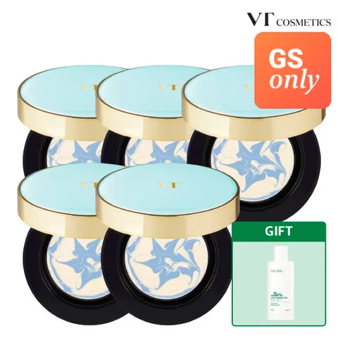 [GS단독][VT] 에센스 선 팩트 5개 세트+시카 에센스 선 100ml