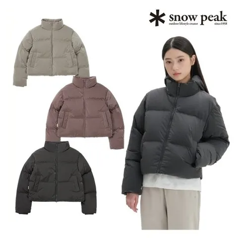 [ 현대백화점 ]스노우피크 [택가 329,000원]브라이트 여성 스탠드넥 헤비 다운 자켓 (S24WWFDJ71A)