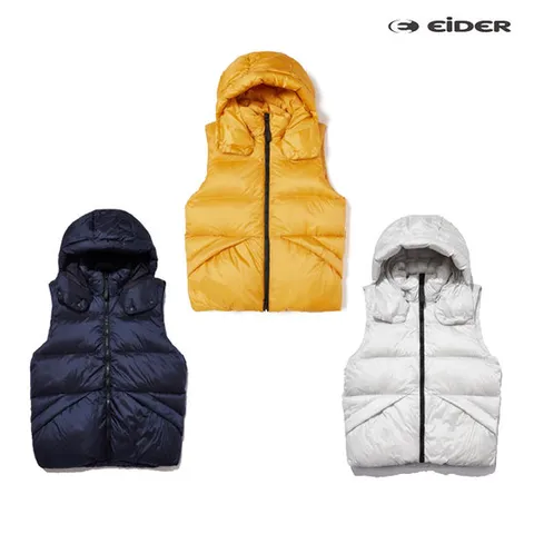 [ 롯데백화점 ]아이더 [택가 279,000원] 공용 에어본 폴라 구스 다운 베스트 패딩조끼 (DUW22642)