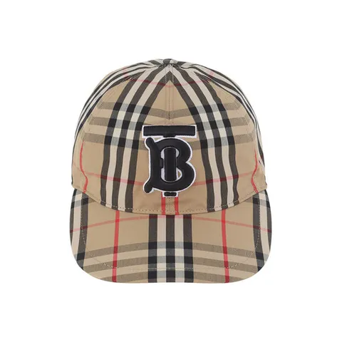 (명품) 버버리 8038504 TB 로고 체크 코튼 베