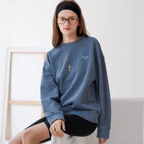 [ AK백화점 ][게스] 남여공용_UNI 베이직 맨투맨 (NP3K5496)