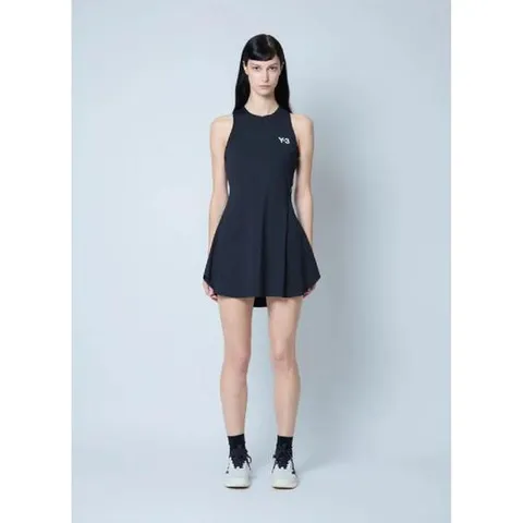 25 FW 요지야마모토 여성 로고 모티프 테니스 원피스  yyy0262022blk