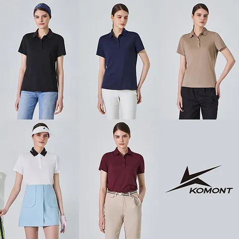[코몽트] 여성 요꼬 배색카라 티셔츠 5종 택1