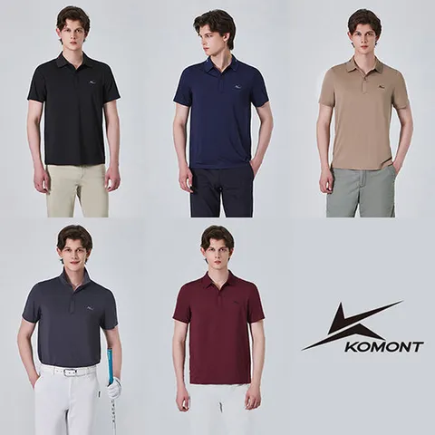 [코몽트] 남성 요꼬 배색카라 티셔츠 5종 택1